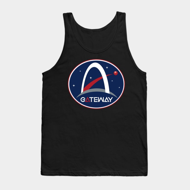 Nasa Lunar Gateway Logo Tank Top by FaelynArt